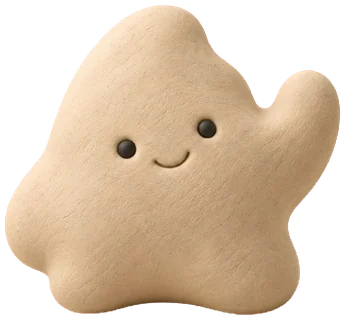 Promptclay's clay buddy mascot